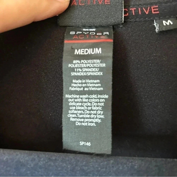 Spyder Active Half Zip Women's Size Medium Pullover - Picture 2 of 7